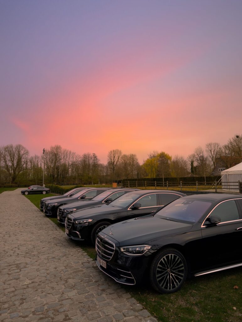 2 Ceremoniewagens Mooi Geparkeerd Op Domein